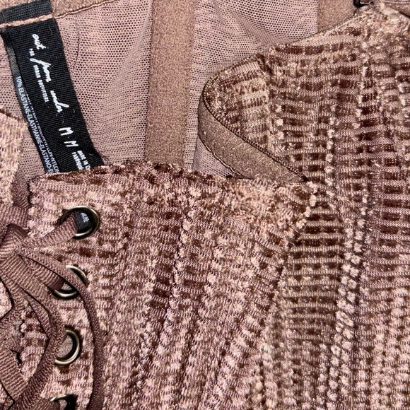 Urban Outfitters Out From Under Velvet Corset - Picture 6 of 7